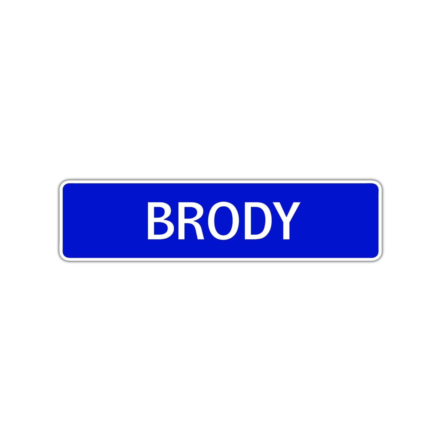 Brody Street Sign Children Name Room Plate