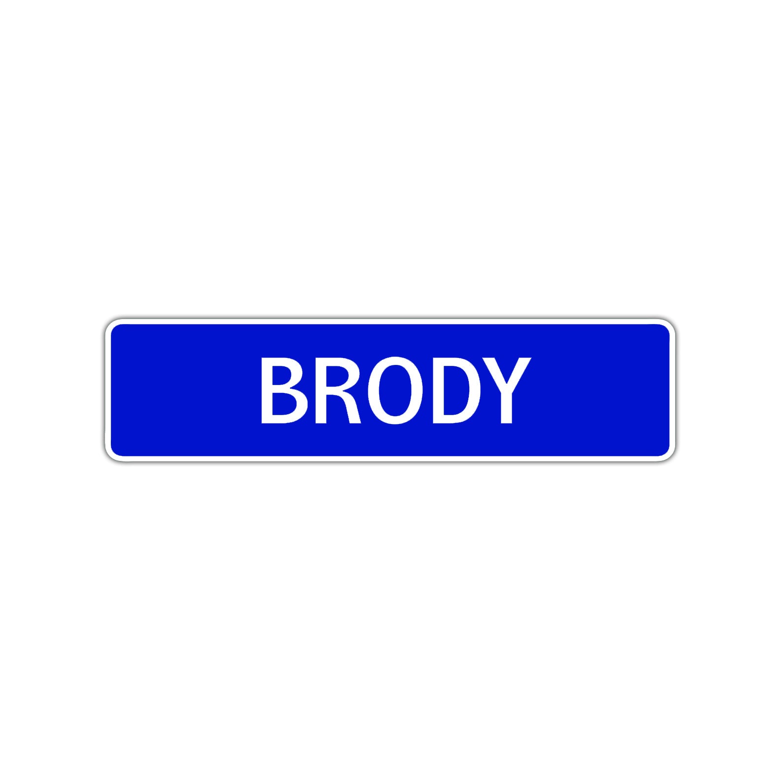 Brody Street Sign Children Name Room Plate