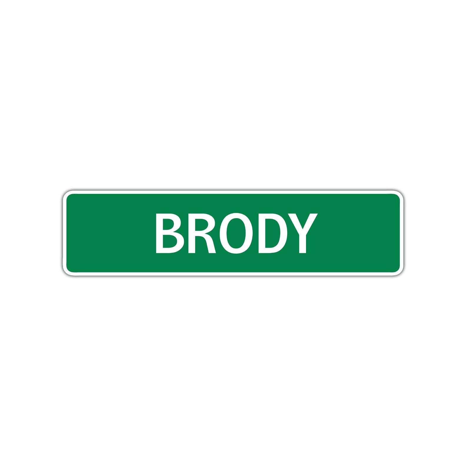Brody Street Sign Children Name Room Plate