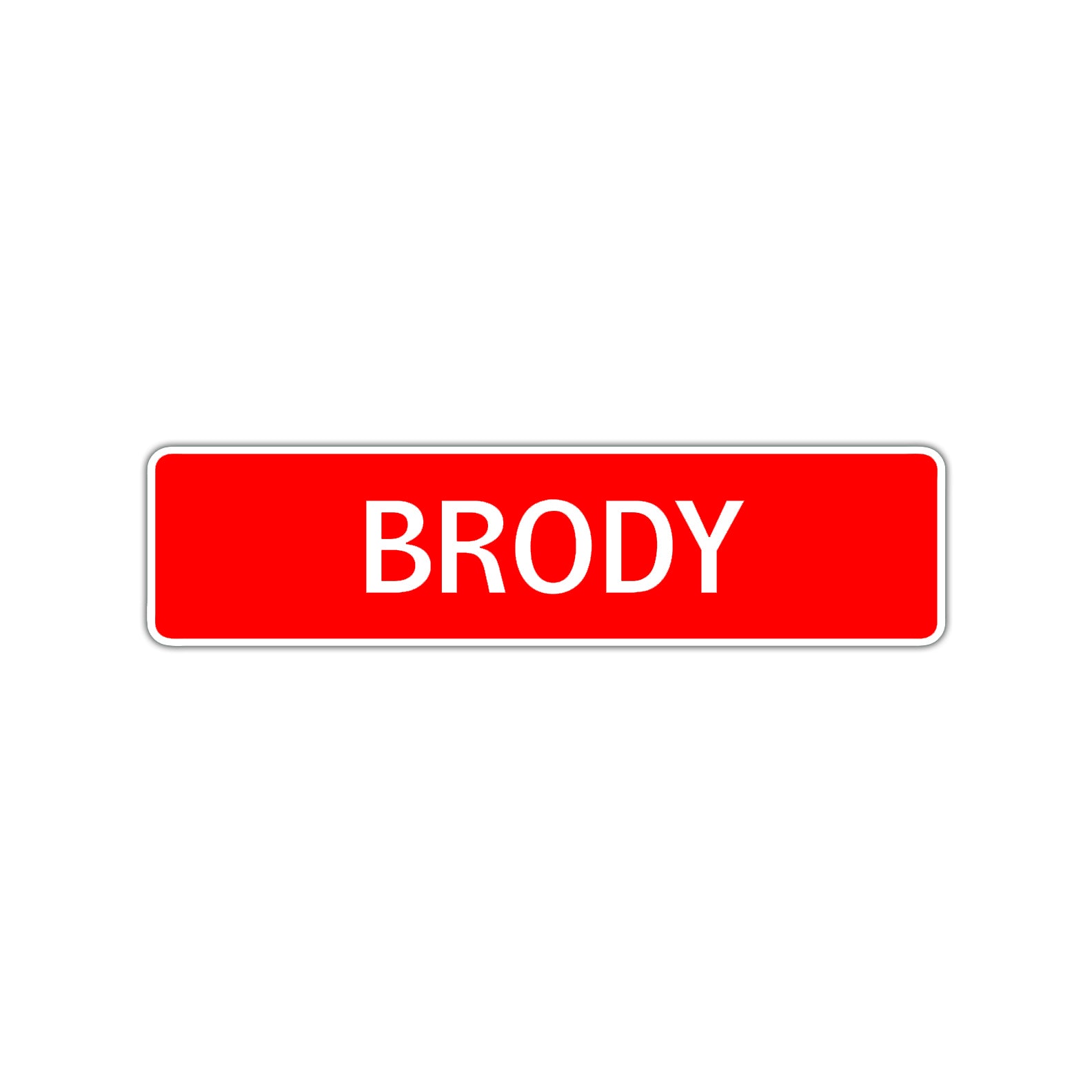 Brody Street Sign Children Name Room Plate