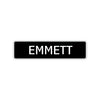 Emmett Street Sign Children Name Room Plate