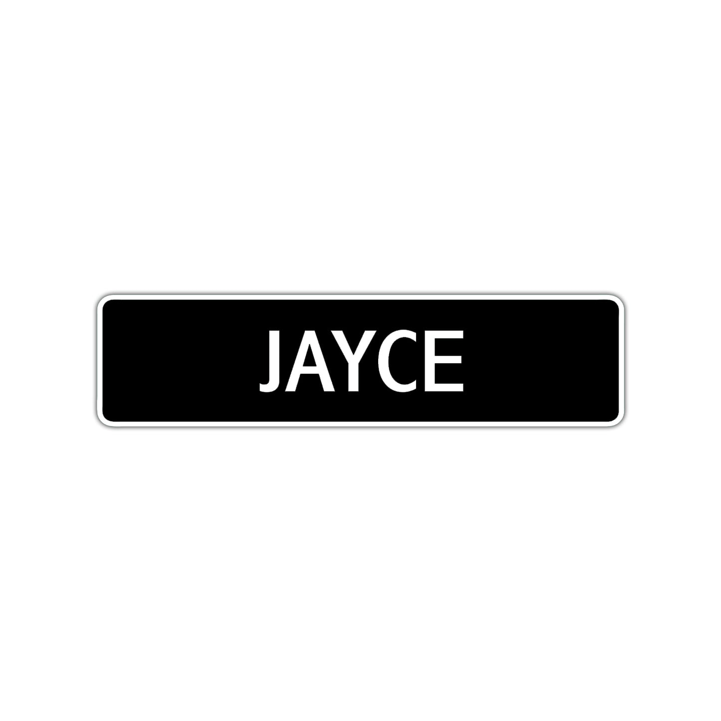 Jayce Street Sign Children Name Room Plate