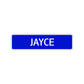 Jayce Street Sign Children Name Room Plate
