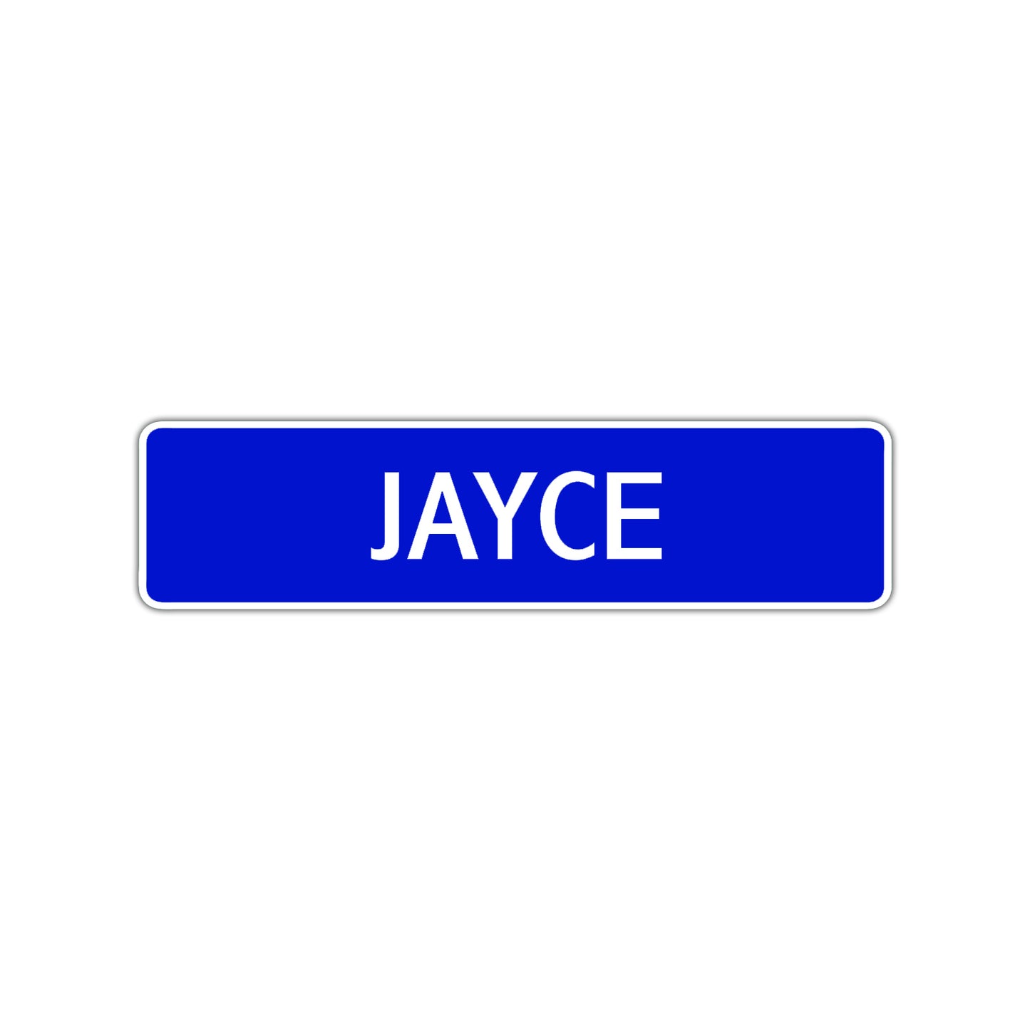 Jayce Street Sign Children Name Room Plate