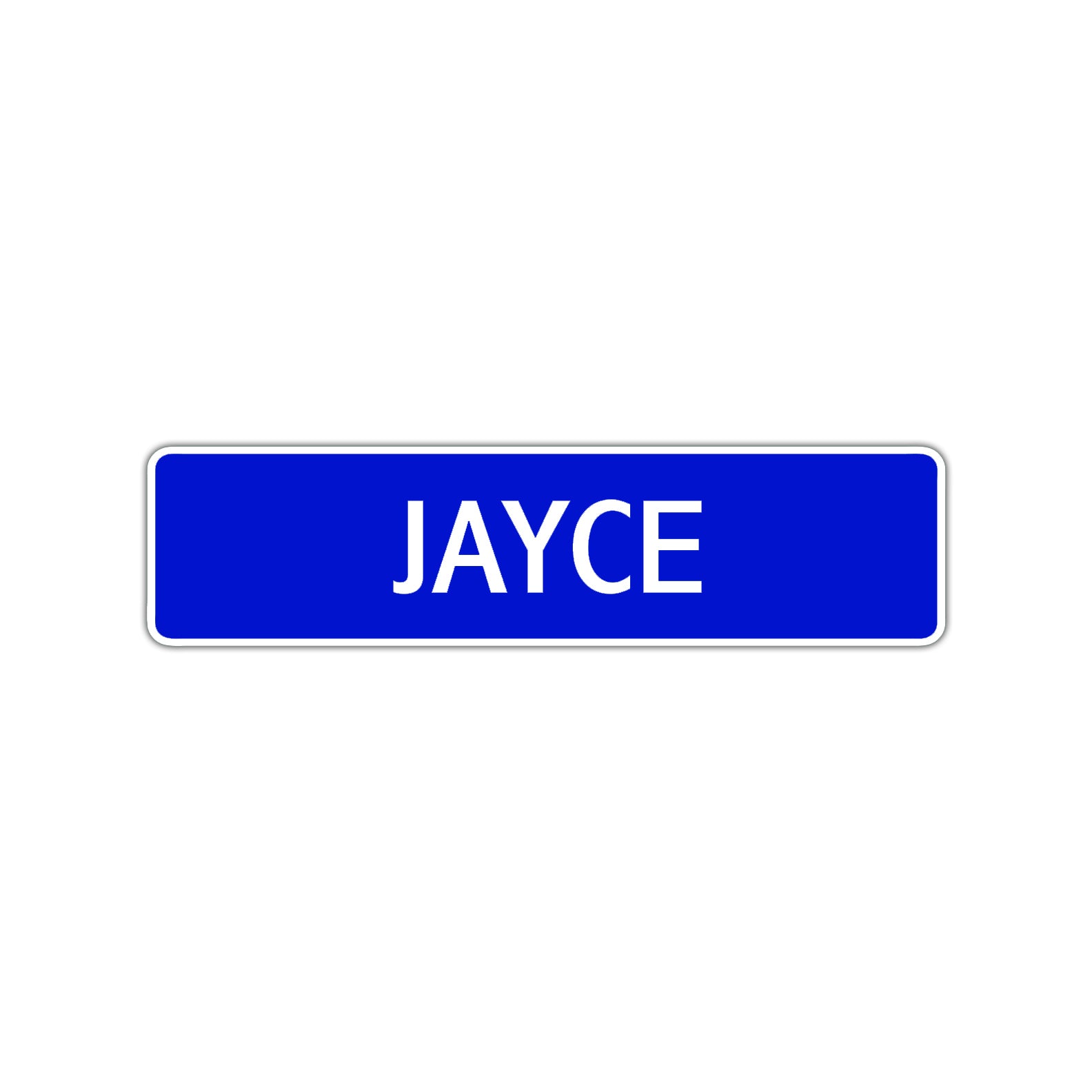 Jayce Street Sign Children Name Room Plate