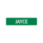 Jayce Street Sign Children Name Room Plate