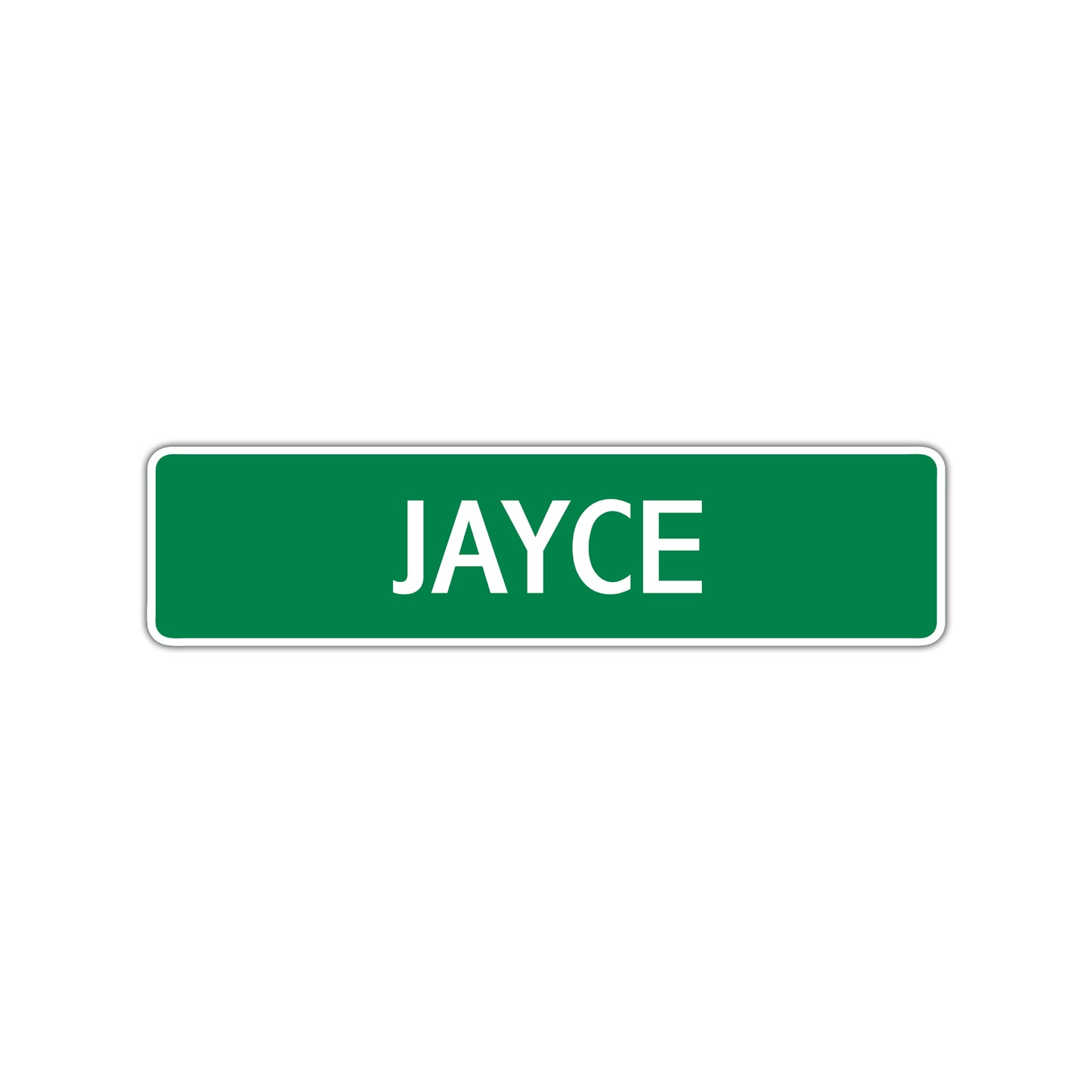 Jayce Street Sign Children Name Room Plate