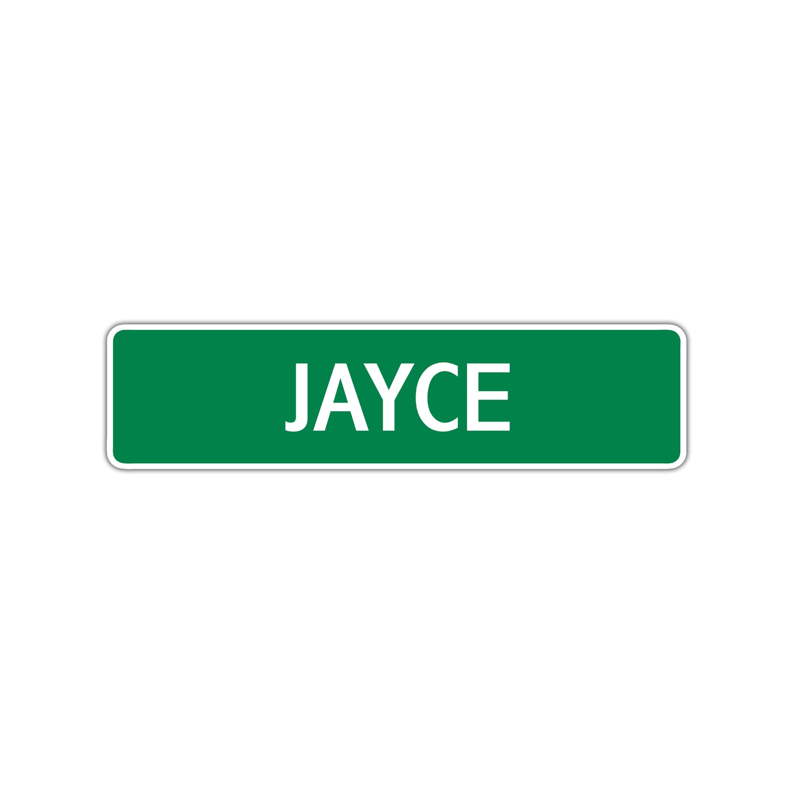 Jayce Street Sign Children Name Room Plate