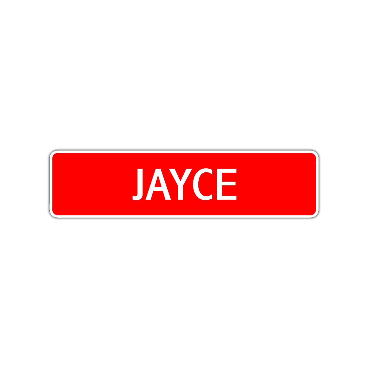 Jayce Street Sign Children Name Room Plate
