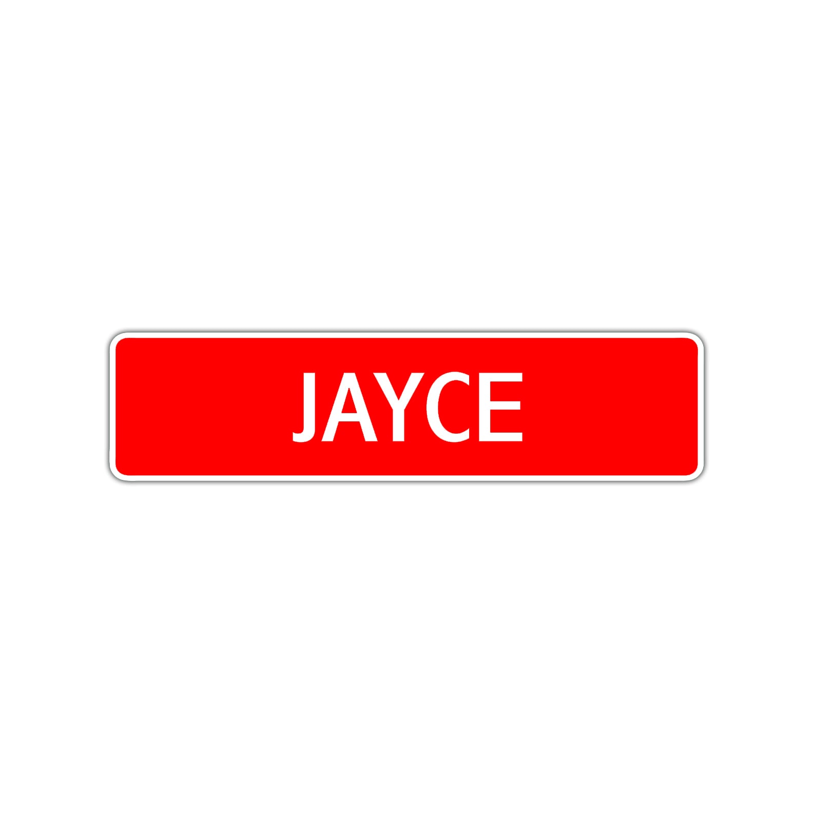 Jayce Street Sign Children Name Room Plate