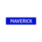 Maverick Street Sign Children Name Room Plate