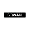 Giovanni Street Sign Children Name Room Plate