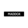 Maddox Street Sign Children Name Room Plate