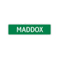Maddox Street Sign Children Name Room Plate