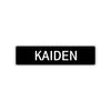 Kaiden Street Sign Children Name Room Plate