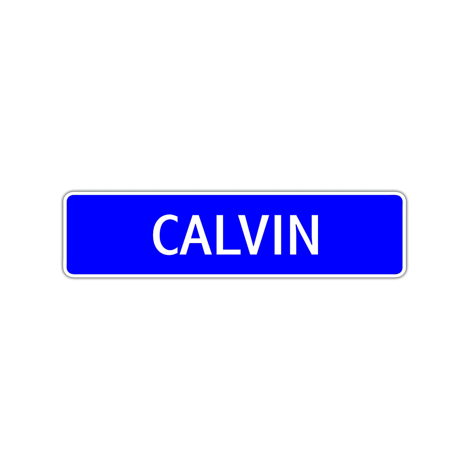 Calvin Street Sign Children Name Room Plate