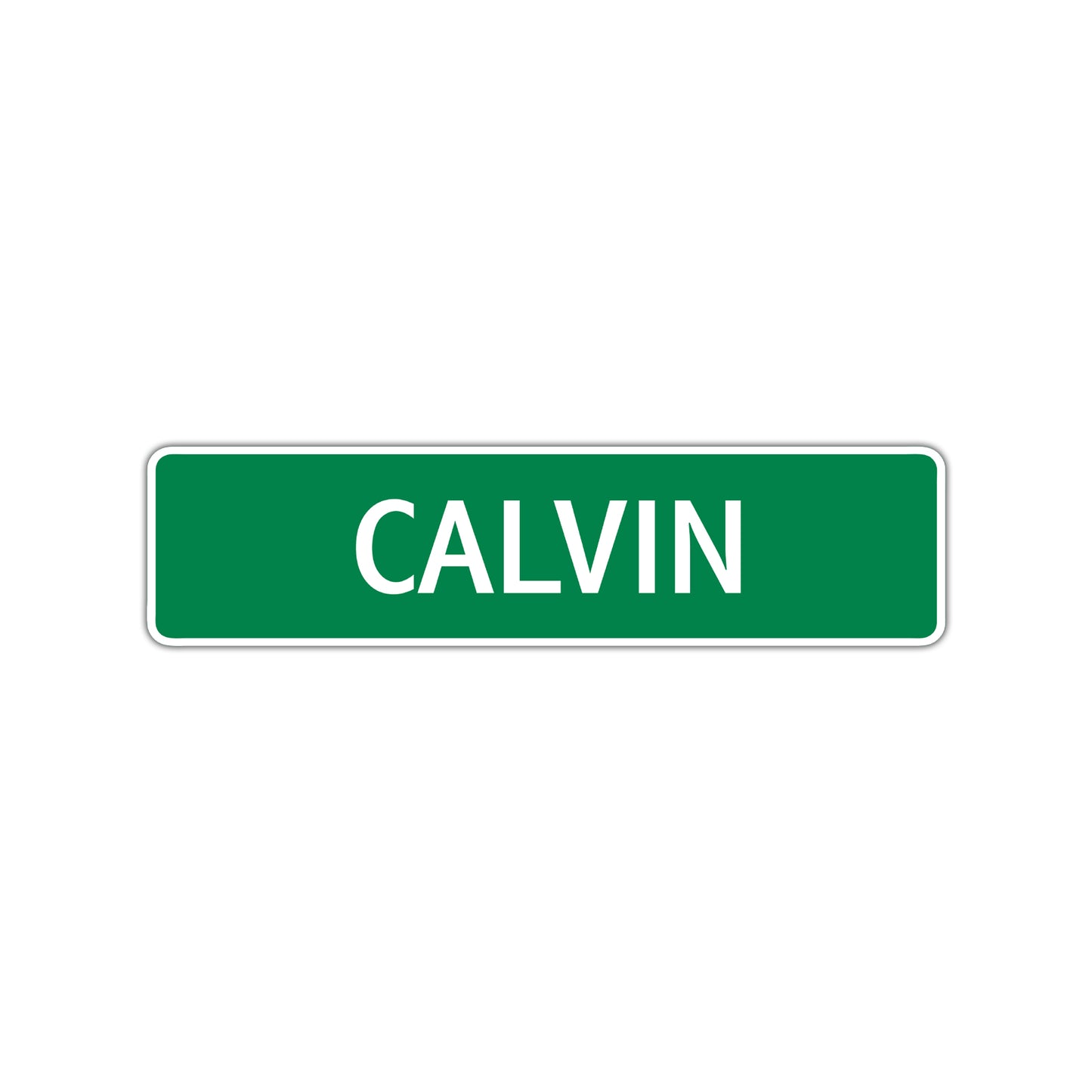 Calvin Street Sign Children Name Room Plate