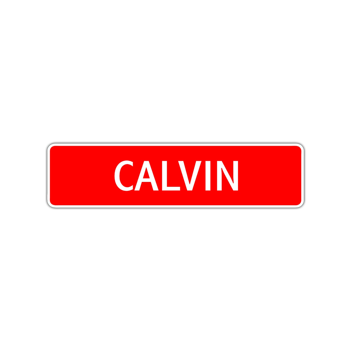 Calvin Street Sign Children Name Room Plate