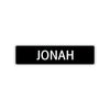 Jonah Street Sign Children Name Room Plate