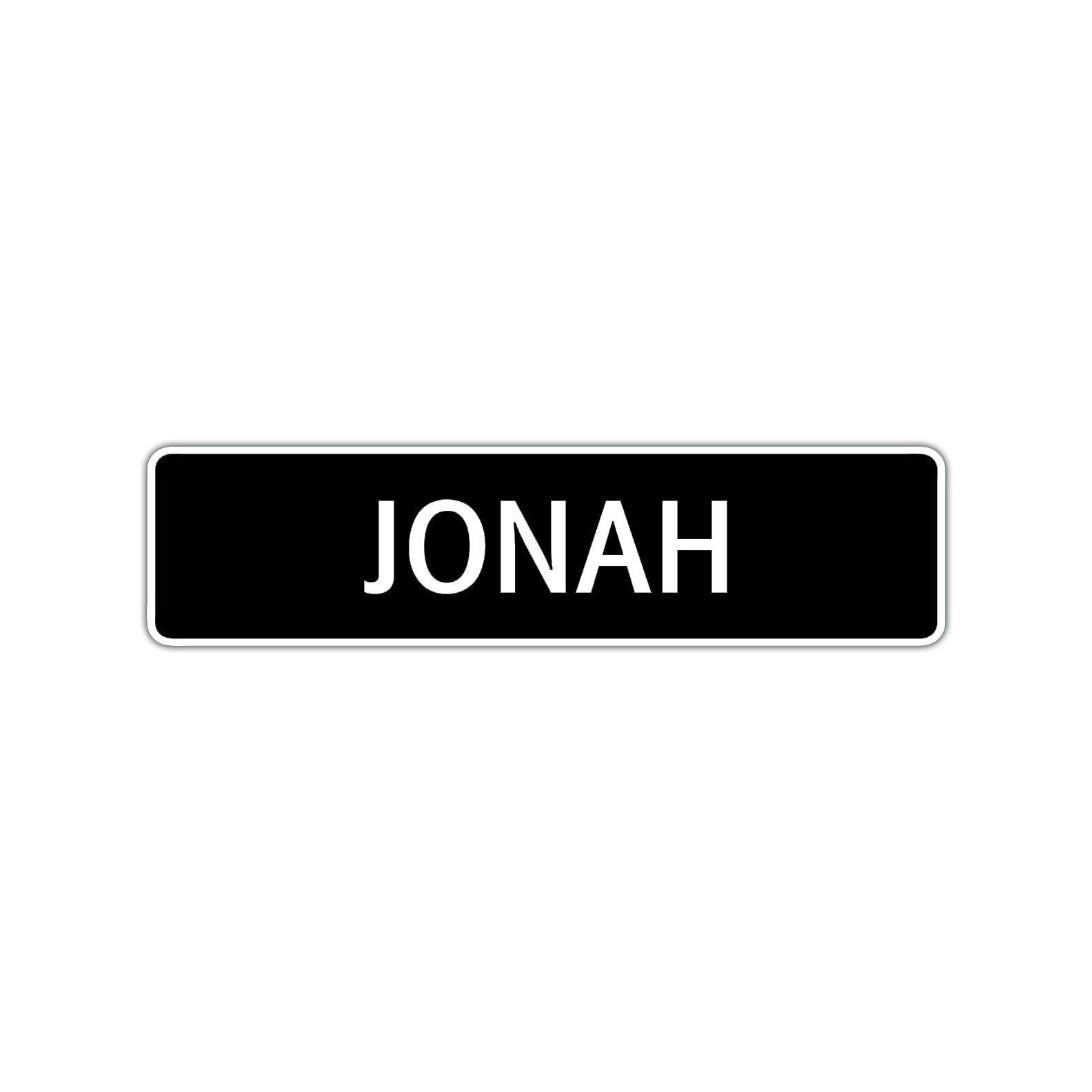 Jonah Street Sign Children Name Room Plate