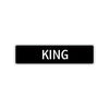 King Street Sign Children Name Room Plate