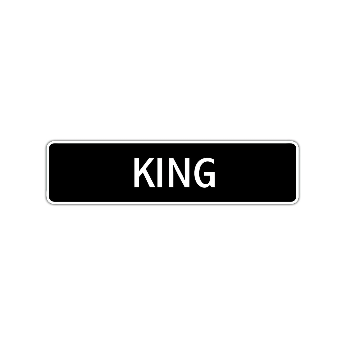 King Street Sign Children Name Room Plate