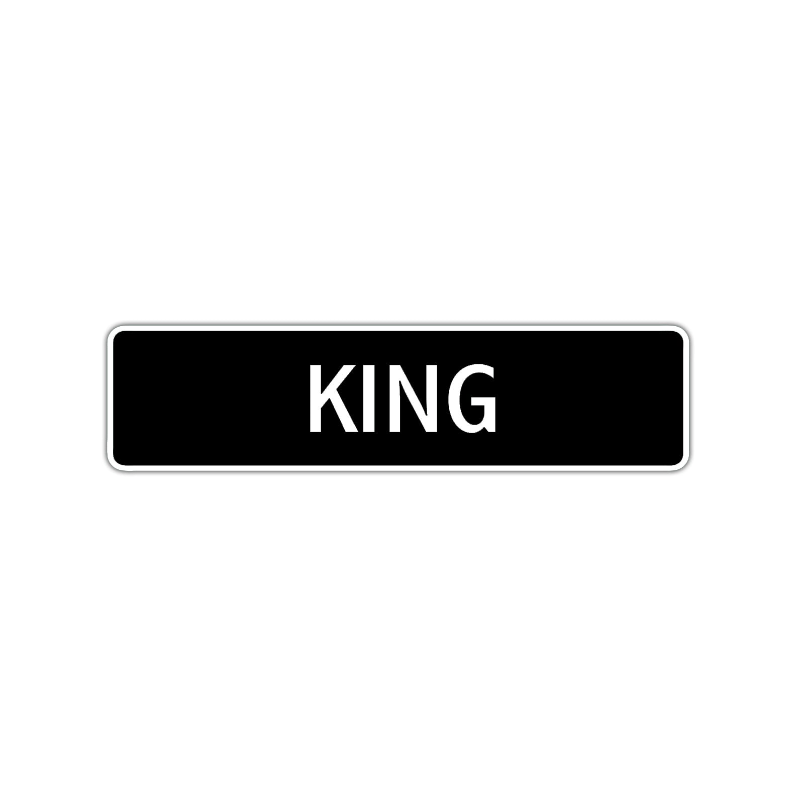 King Street Sign Children Name Room Plate