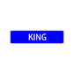 King Street Sign Children Name Room Plate