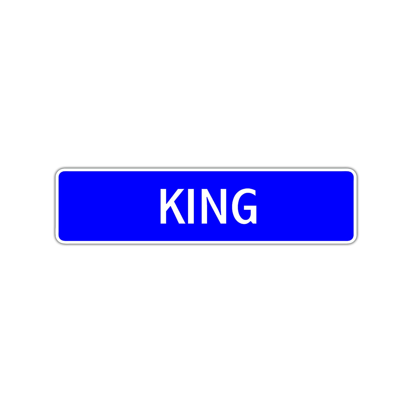 King Street Sign Children Name Room Plate