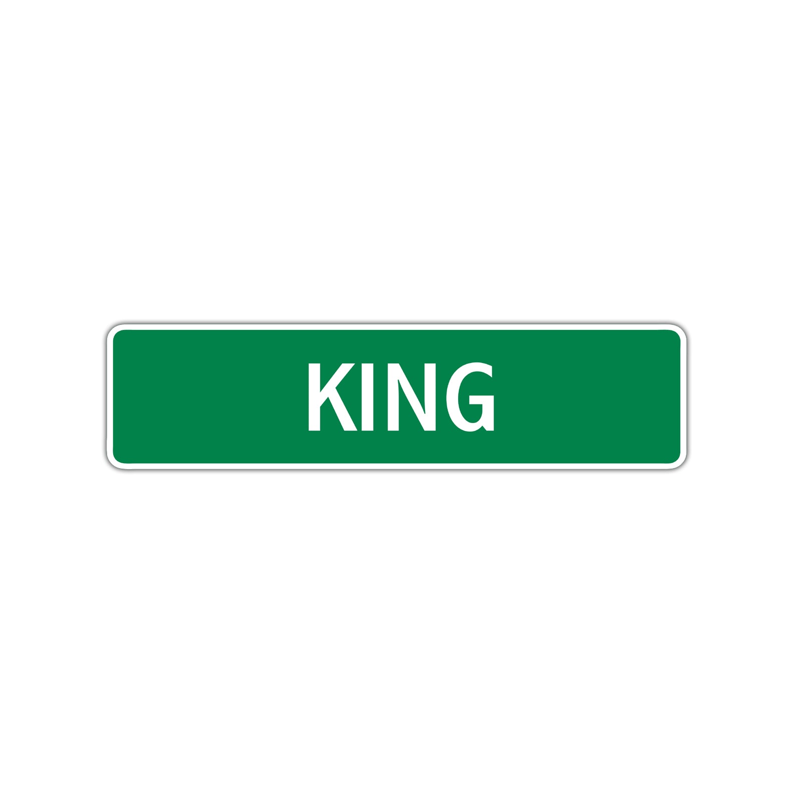 King Street Sign Children Name Room Plate