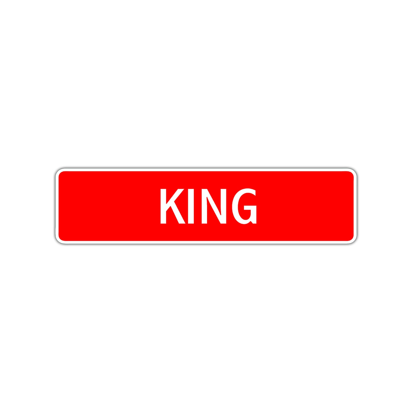 King Street Sign Children Name Room Plate