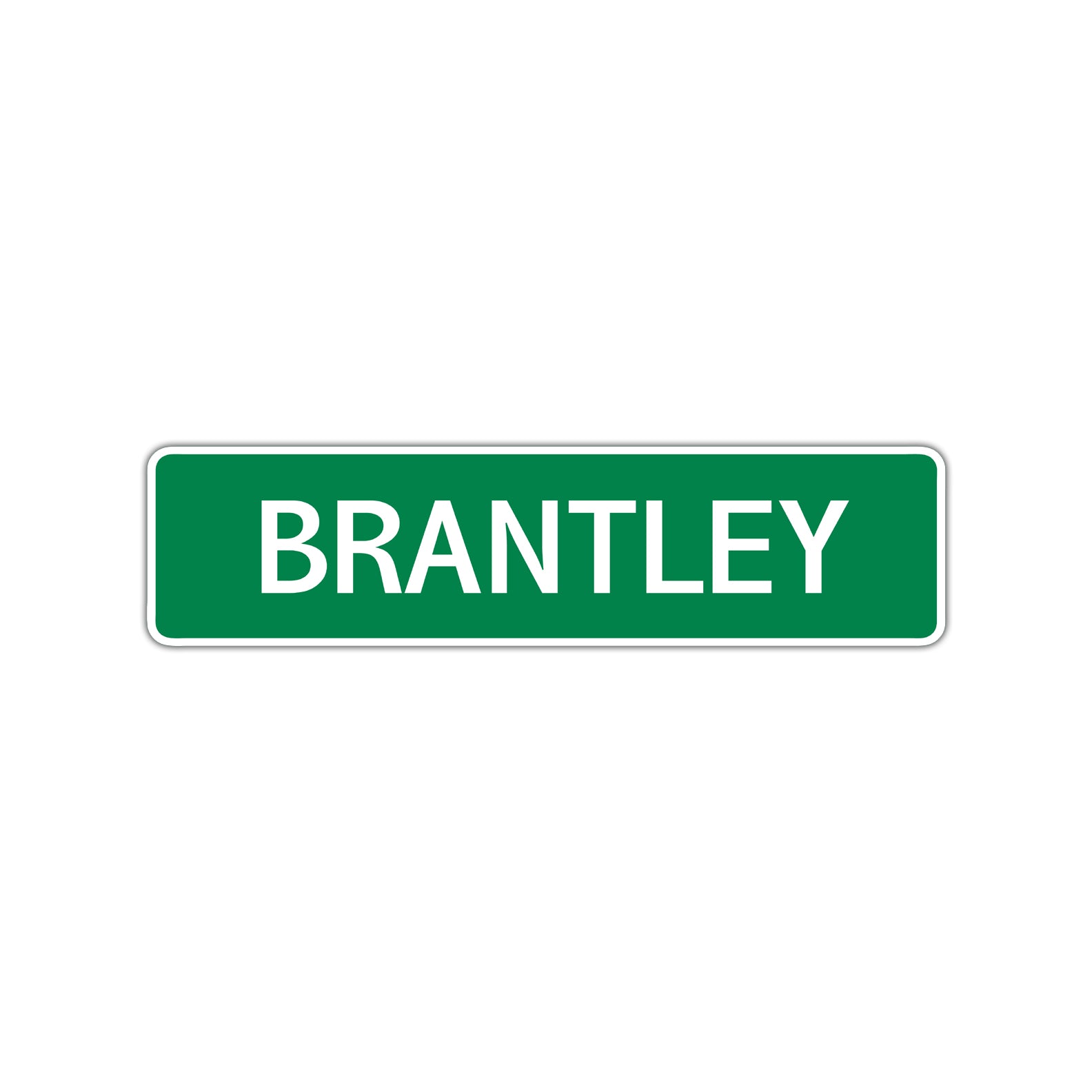 Brantley Street Sign Children Name Room Plate