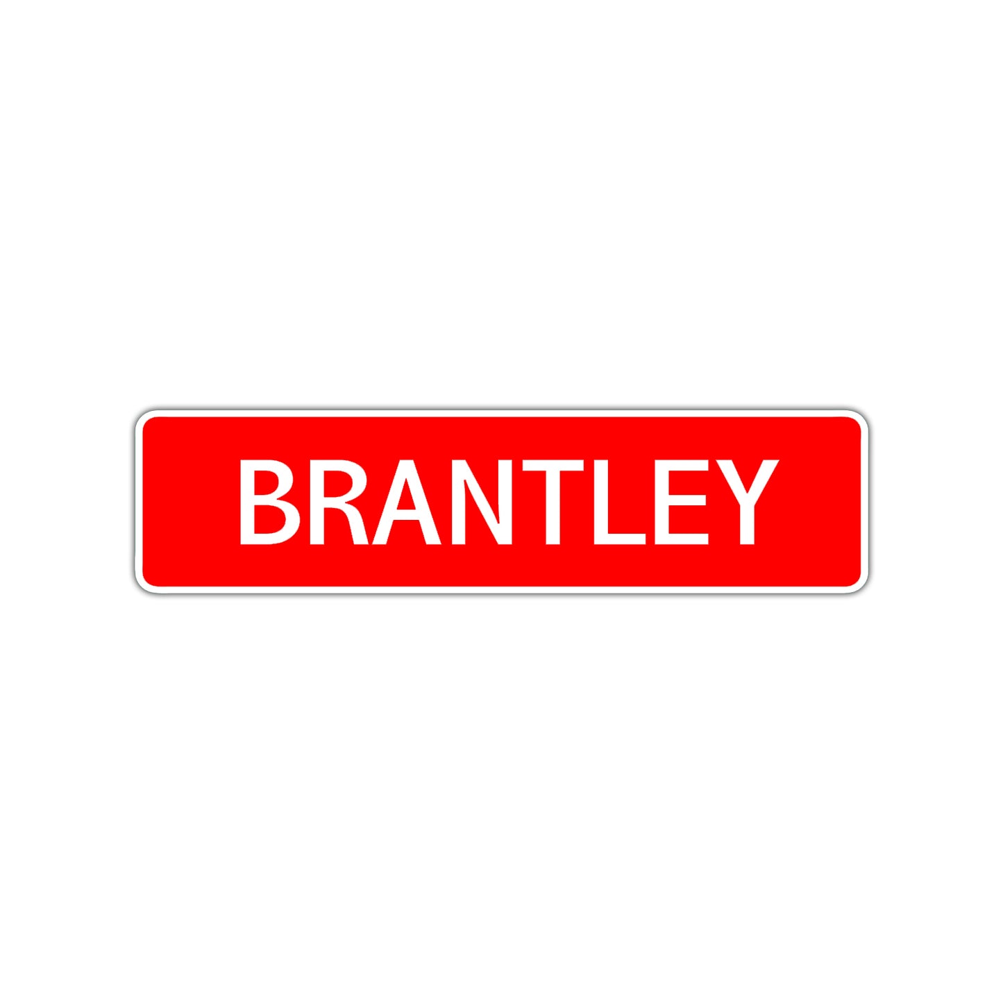 Brantley Street Sign Children Name Room Plate