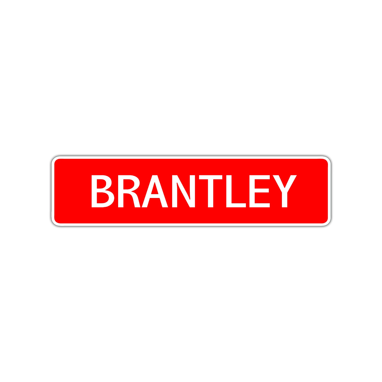 Brantley Street Sign Children Name Room Plate