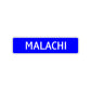 Malachi Street Sign Children Name Room Plate
