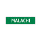 Malachi Street Sign Children Name Room Plate
