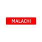 Malachi Street Sign Children Name Room Plate