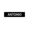 Antonio Street Sign Children Name Room Plate
