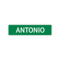 Antonio Street Sign Children Name Room Plate