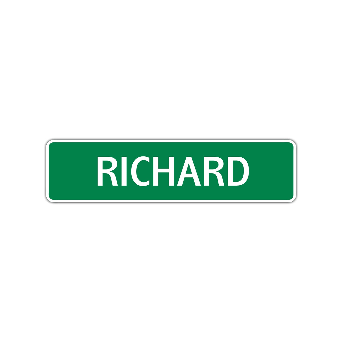 Richard Street Sign Children Name Room Plate