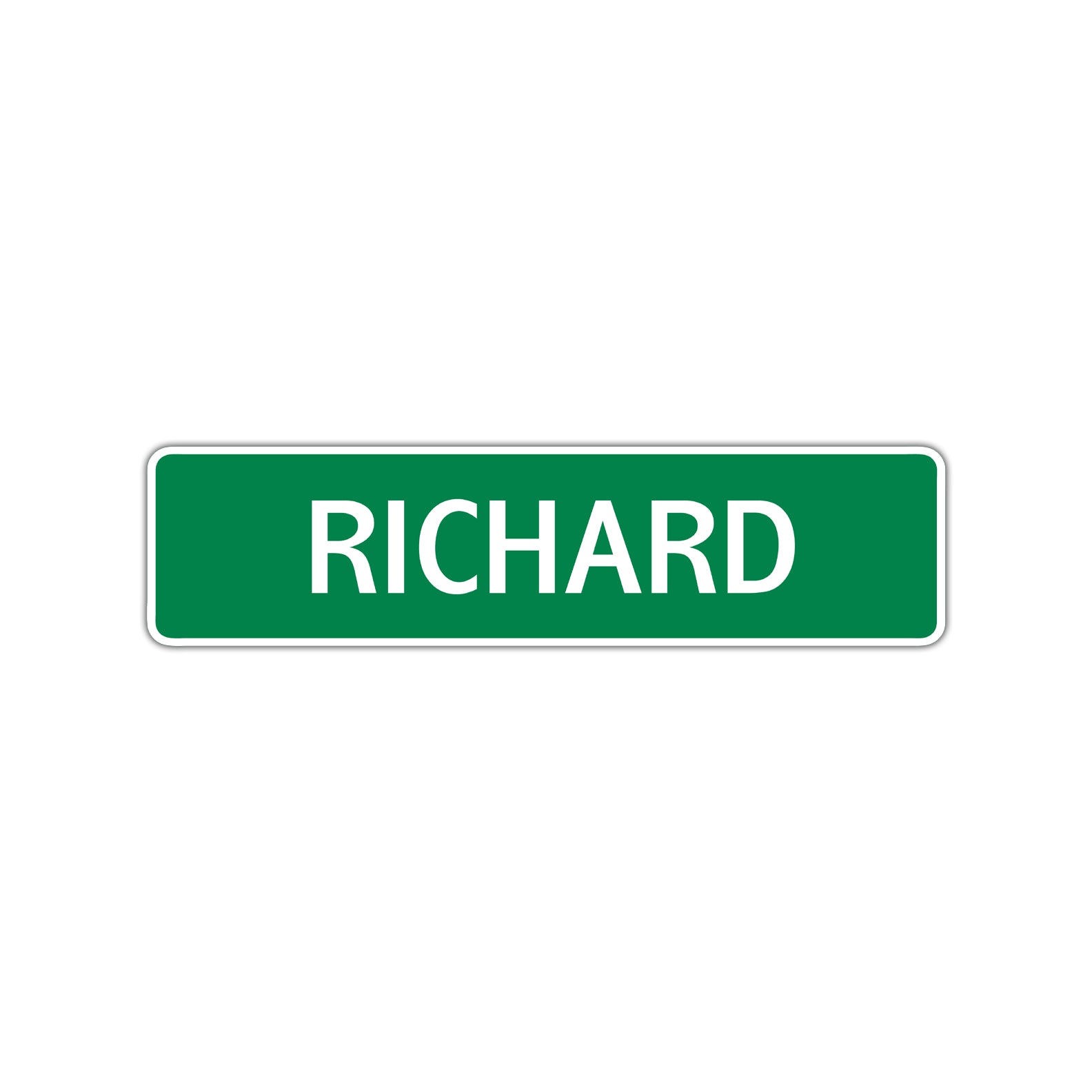 Richard Street Sign Children Name Room Plate