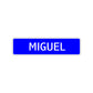 Miguel Street Sign Children Name Room Plate