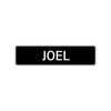 Joel Street Sign Children Name Room Plate