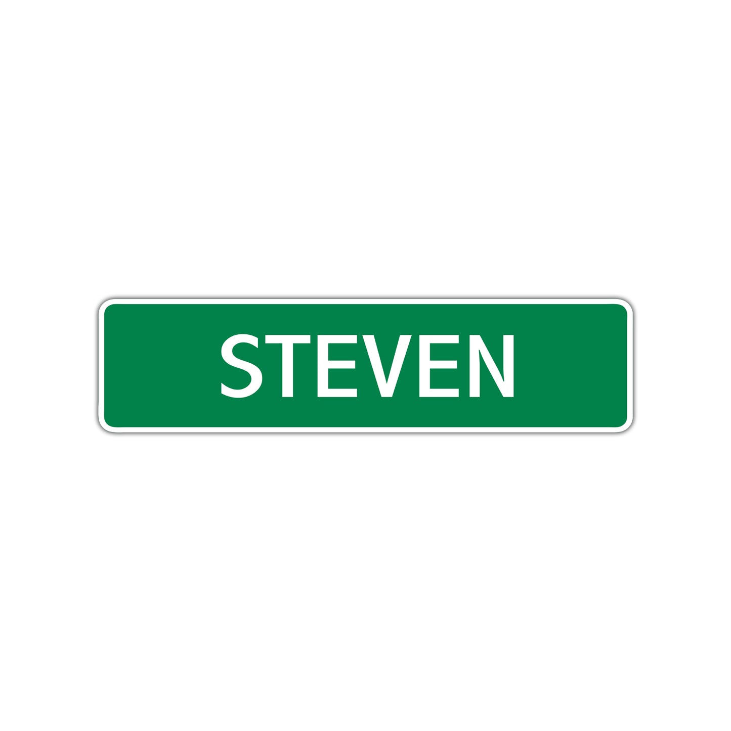 Steven Street Sign Children Name Room Plate
