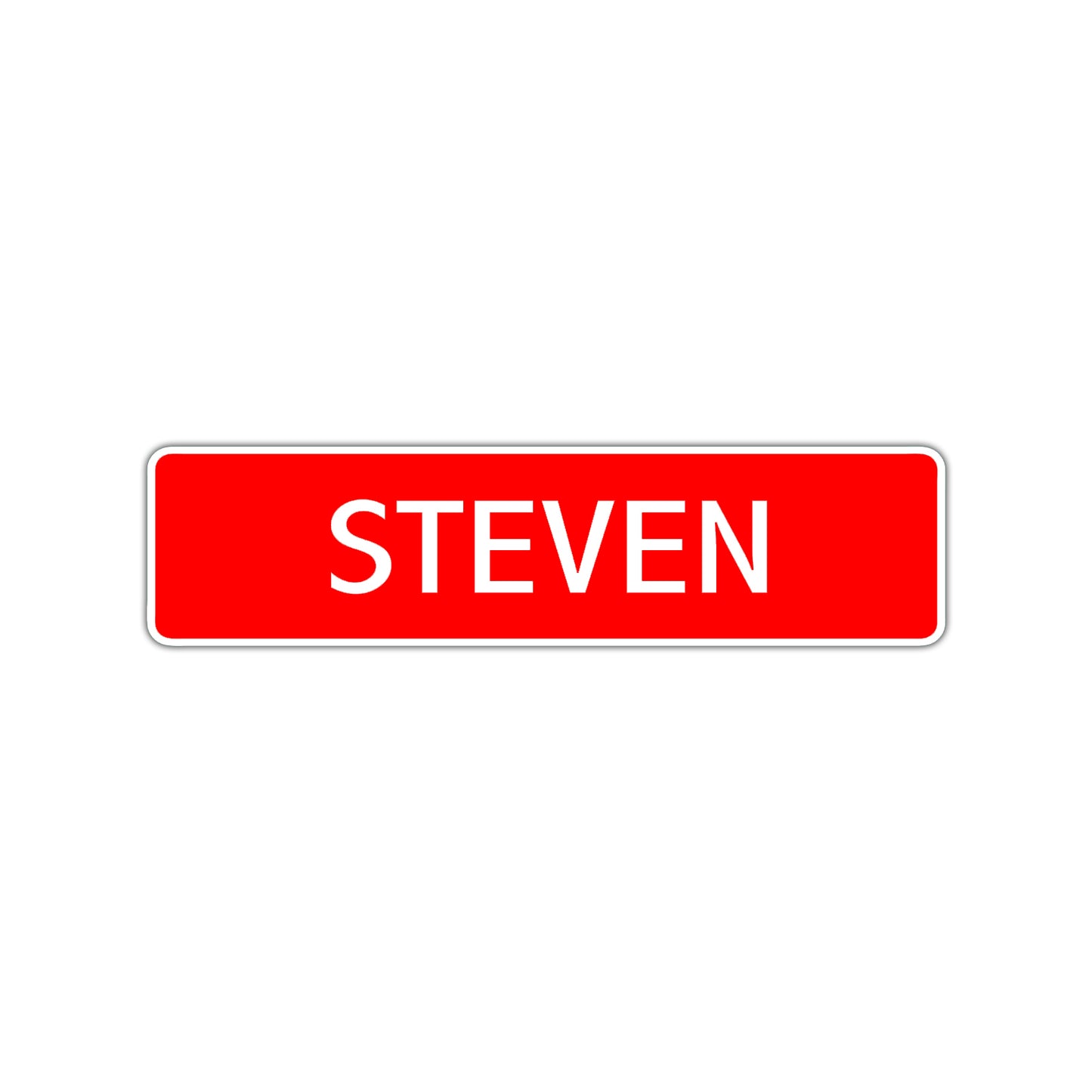Steven Street Sign Children Name Room Plate