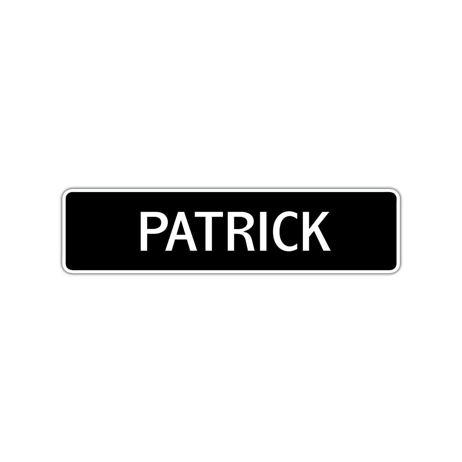 Patrick Street Sign Children Name Room Plate