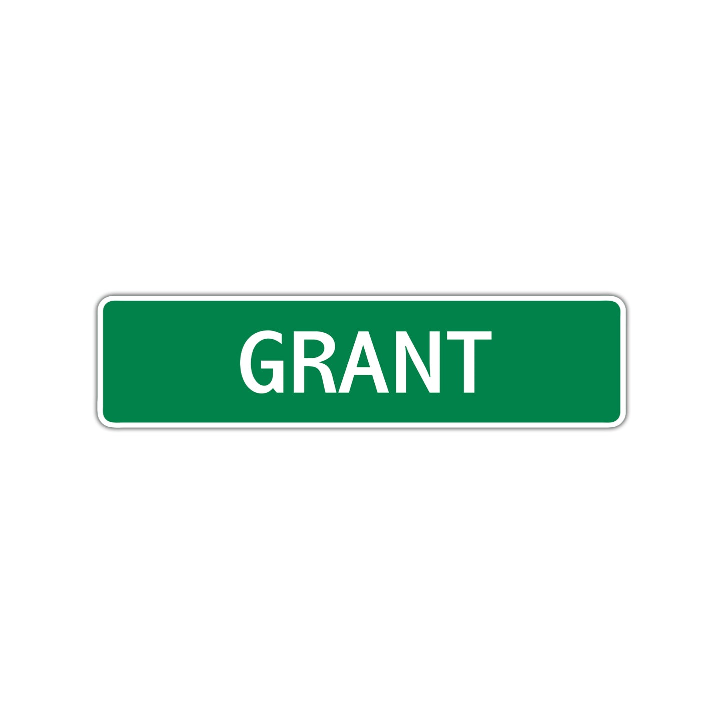 Grant Street Sign Children Name Room Plate