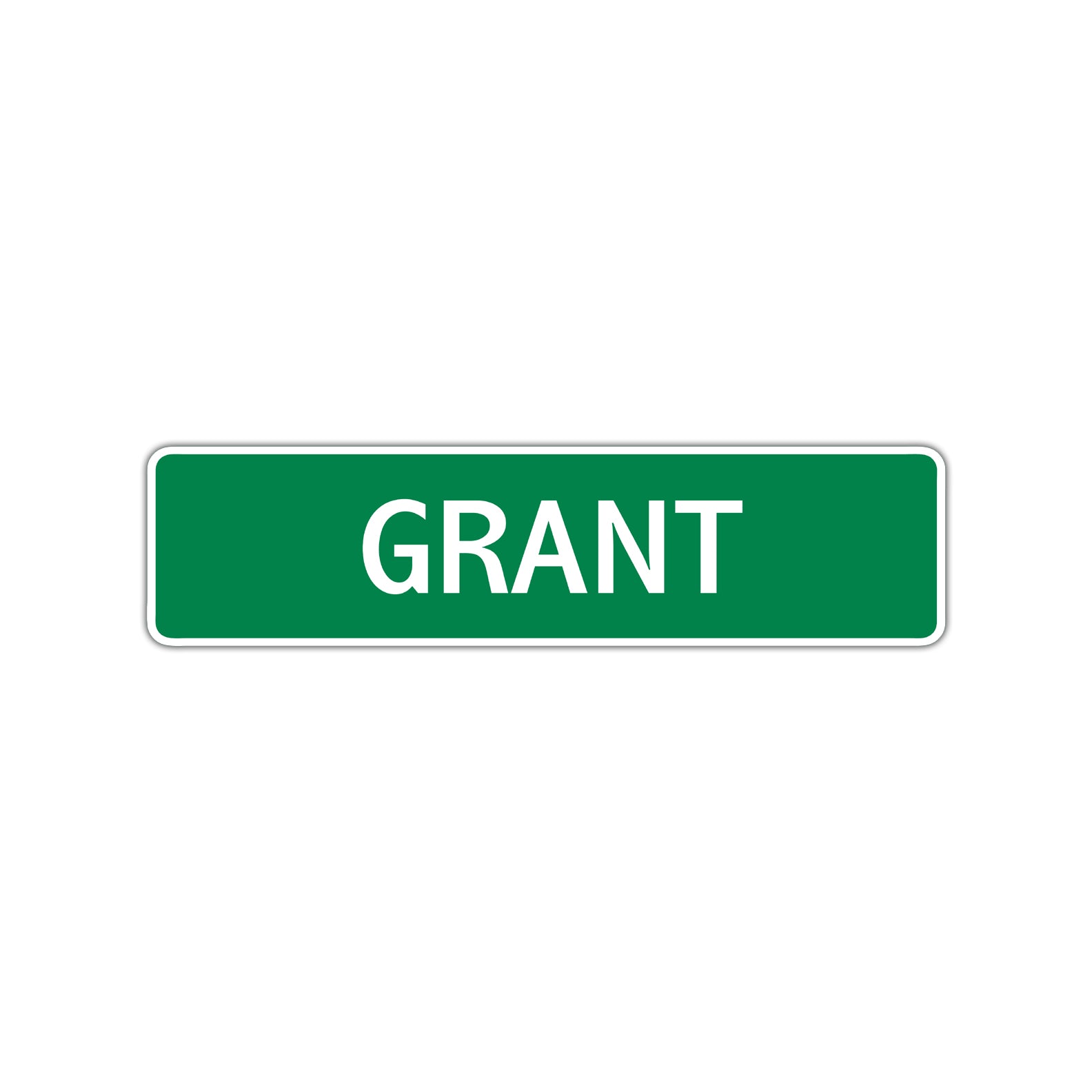Grant Street Sign Children Name Room Plate