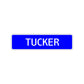 Tucker Street Sign Children Name Room Plate