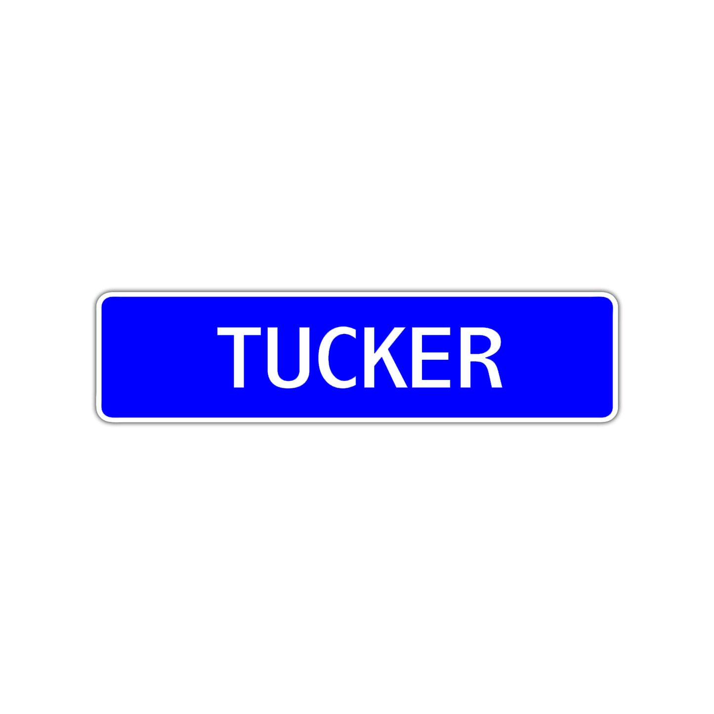 Tucker Street Sign Children Name Room Plate